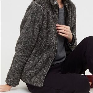 UNIQLO FLUFFY FLEECE YARN FULL ZIP JACKET